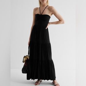 Express black maxi dress